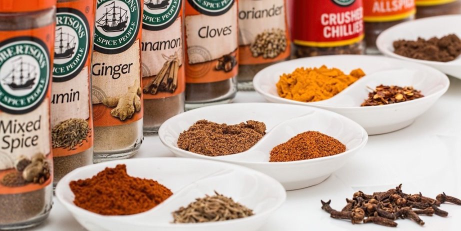 Typical Thai spices and herbs