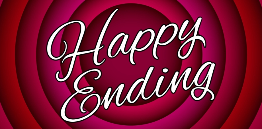 Happy ending in words