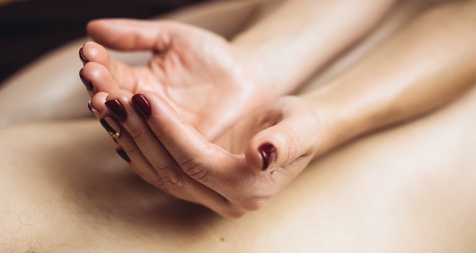 Woman receiving Tantra Massage